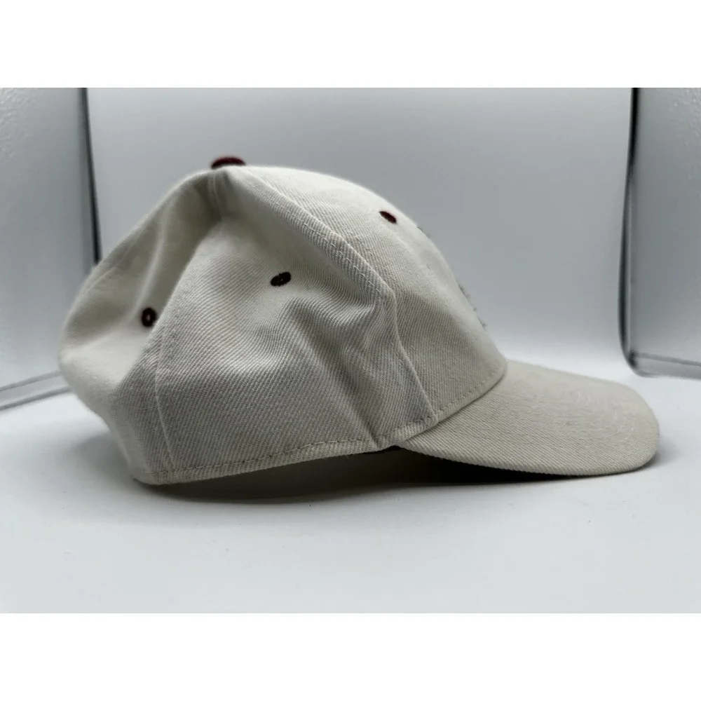 Vintage Florida State Seminoles Hat 7 1/8 Zephyr Graffix Fitted Cream NCAA‎ Cap